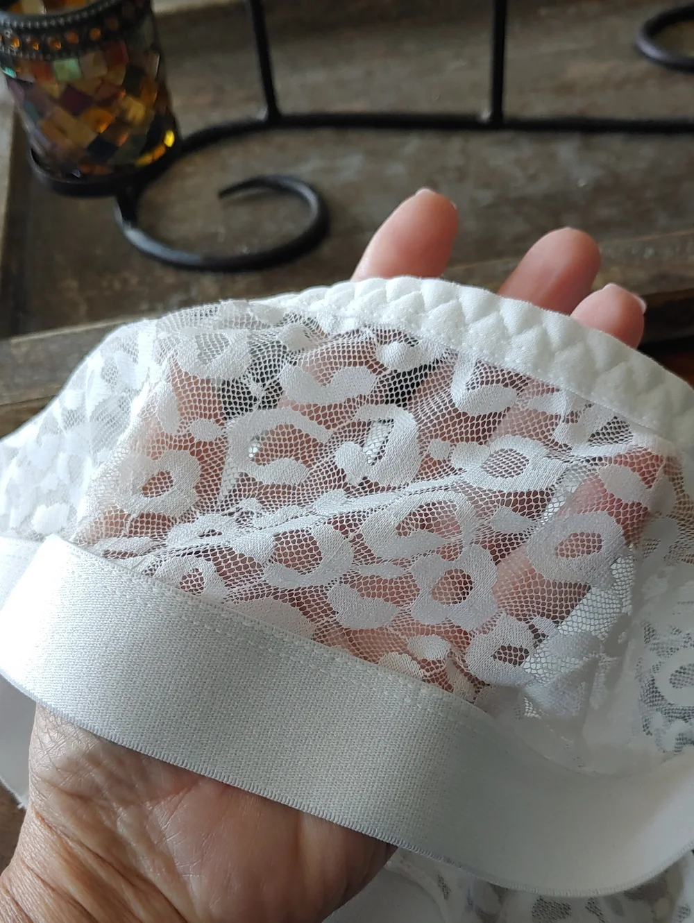 NWOT Shein 2X Sexy White Leopard Print Bandeau Front Closure